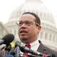 Rep. Keith Ellison (D-MN) speaks during a news conference in front of the Capitol February 1, 2017, on Capitol Hill in Washington, D.C.